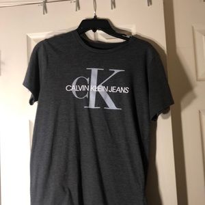 Large Calvin Klein Grey Shirt